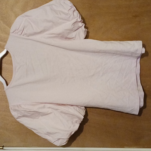 Old Navy, Large, pink top, elastic sleeve, NWT - Picture 4 of 5